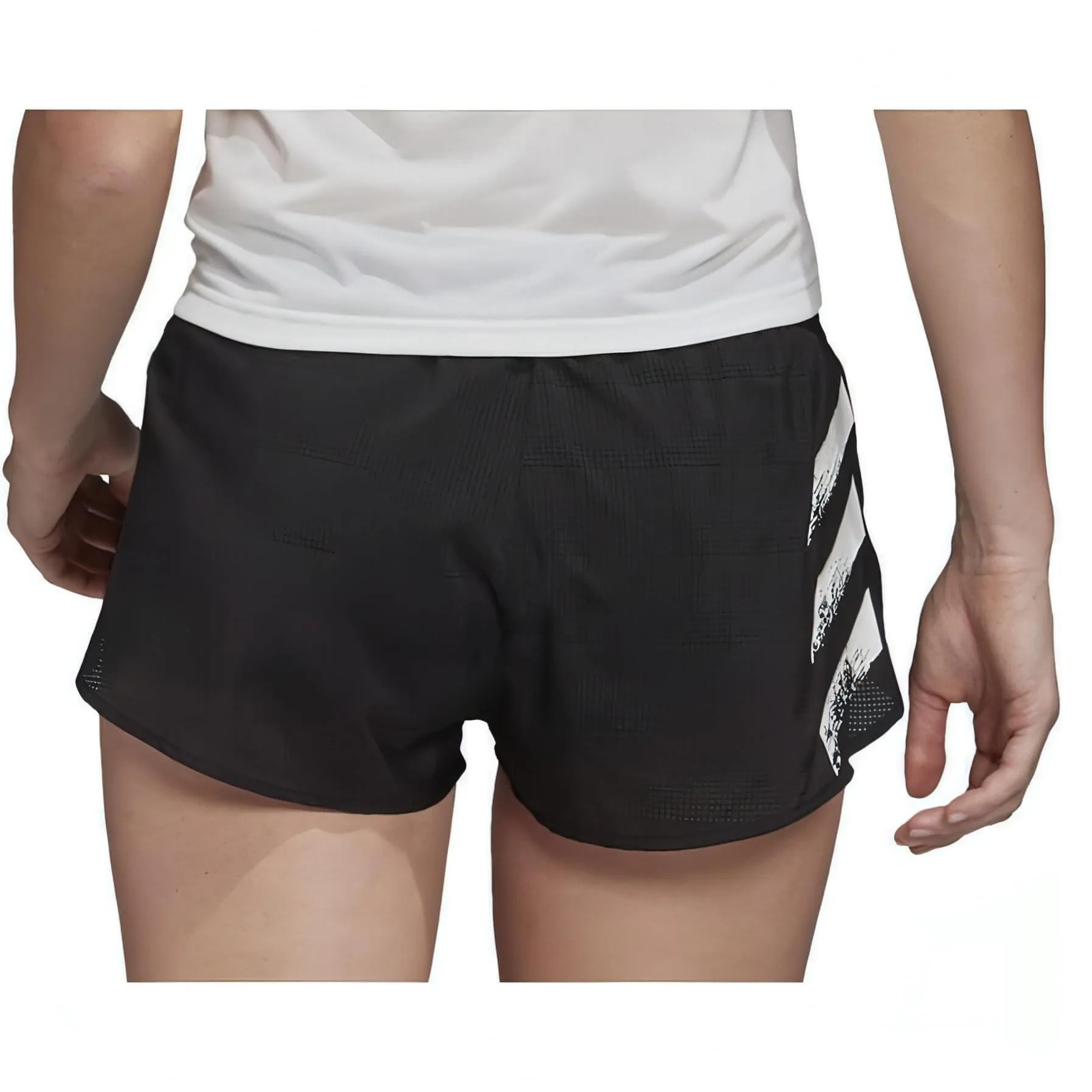 adidas Speed Split Womens Running Shorts - Black