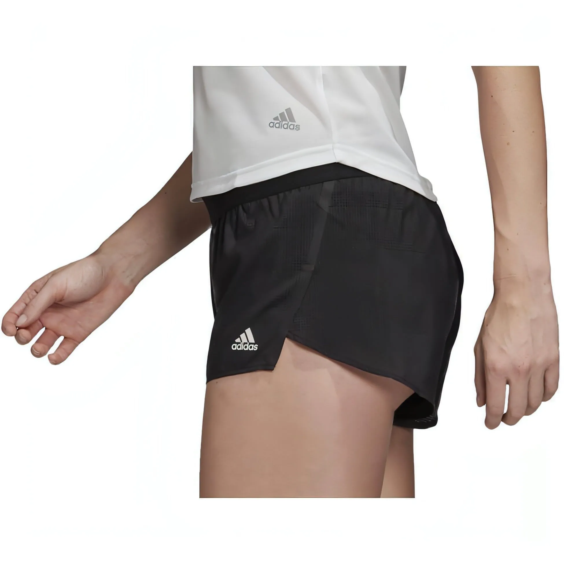 adidas Speed Split Womens Running Shorts - Black