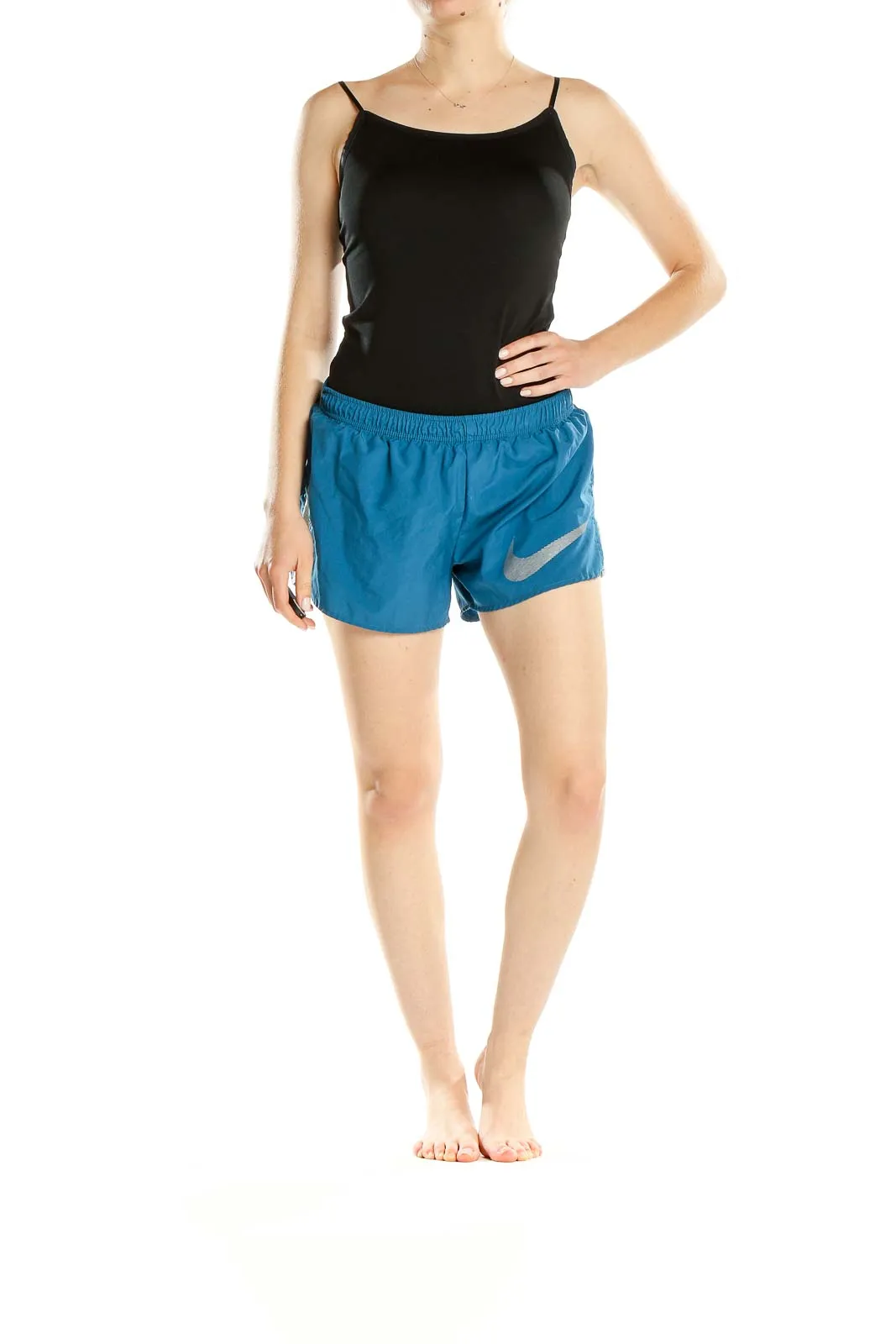 Blue Nike Athletic Running Shorts