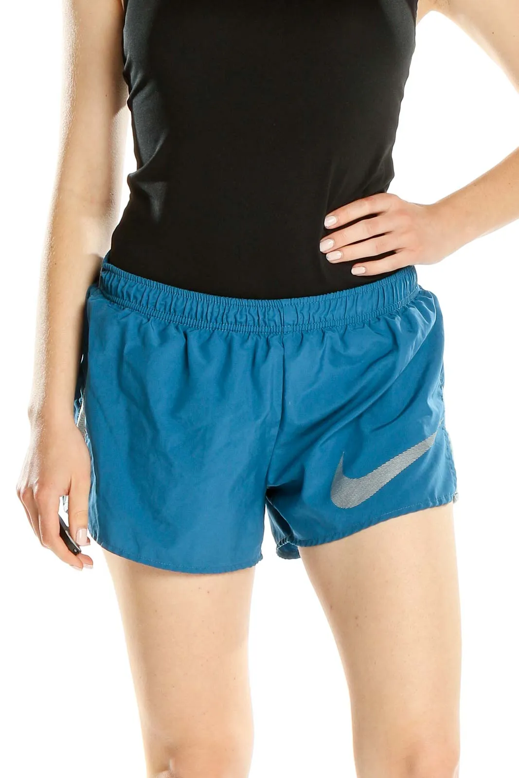 Blue Nike Athletic Running Shorts