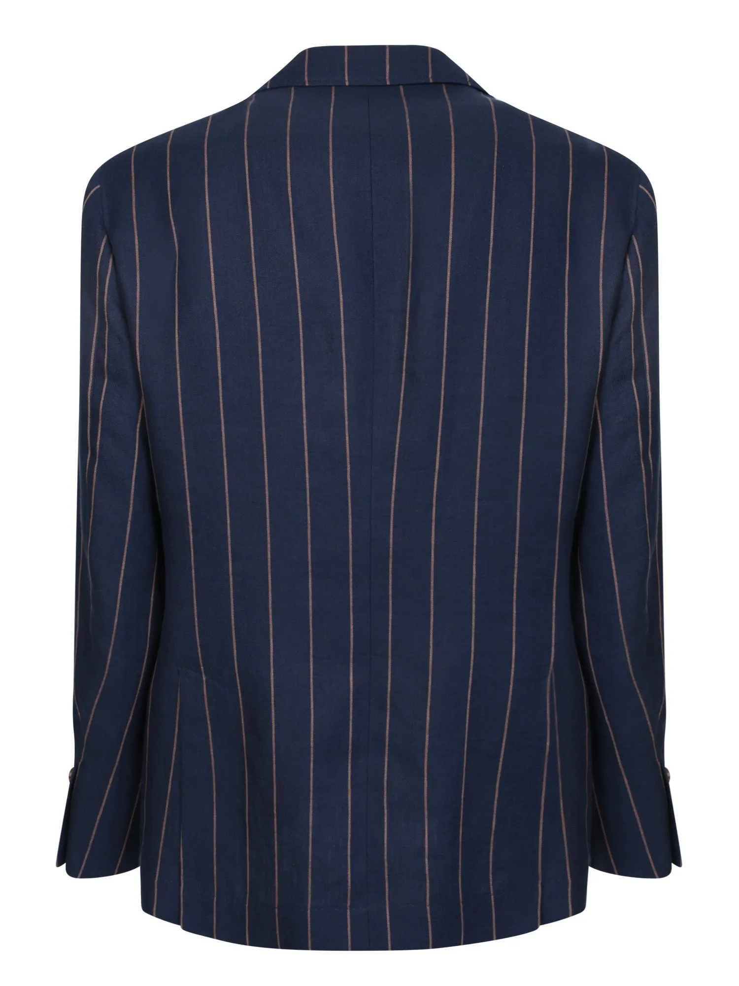 Blue pinstripe tailored jacket