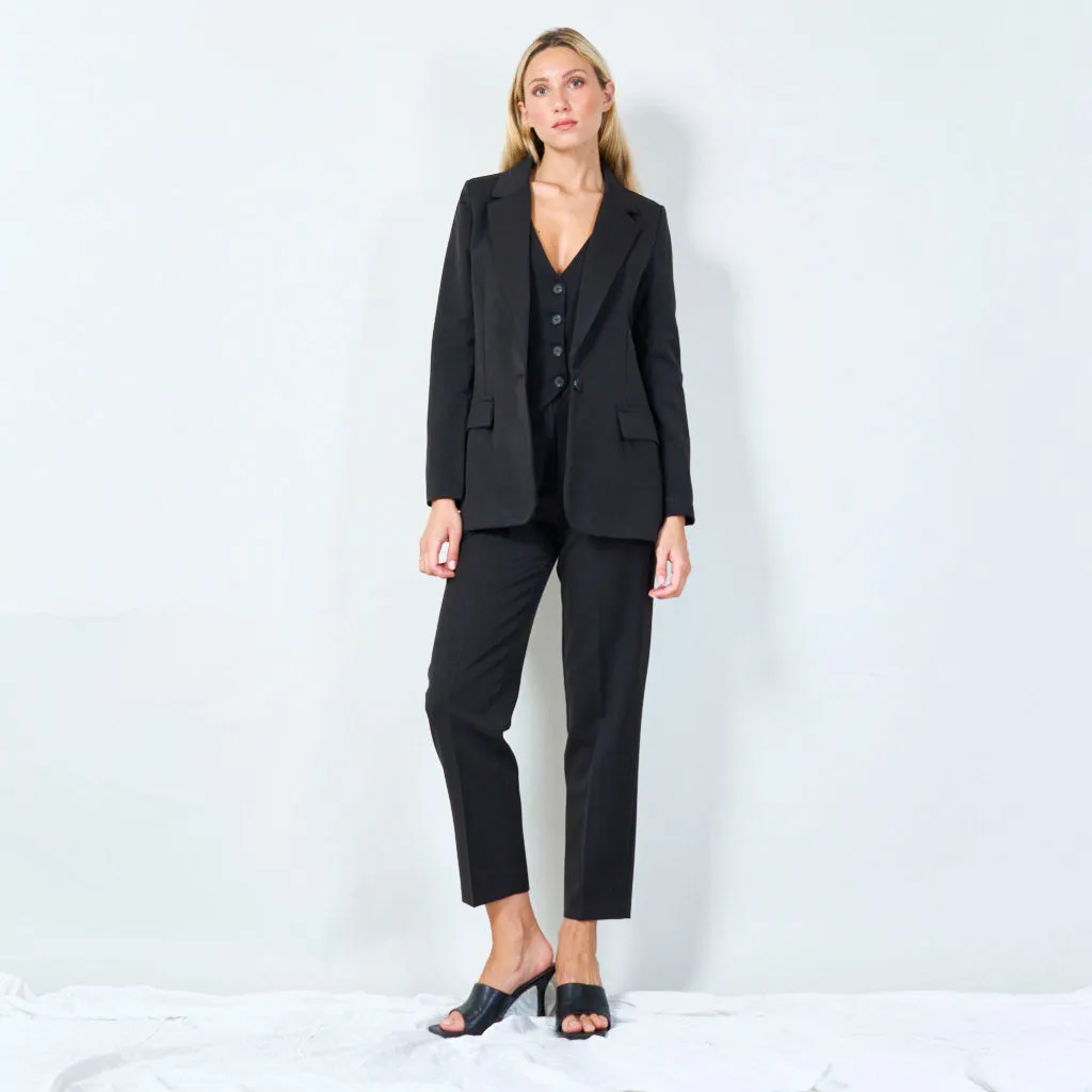 Classic single-button blazer wholesale