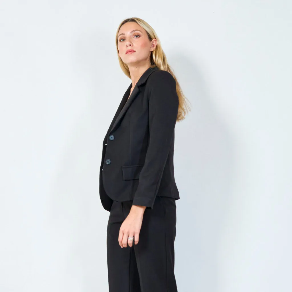 Classic tailored blazer with pockets wholesale