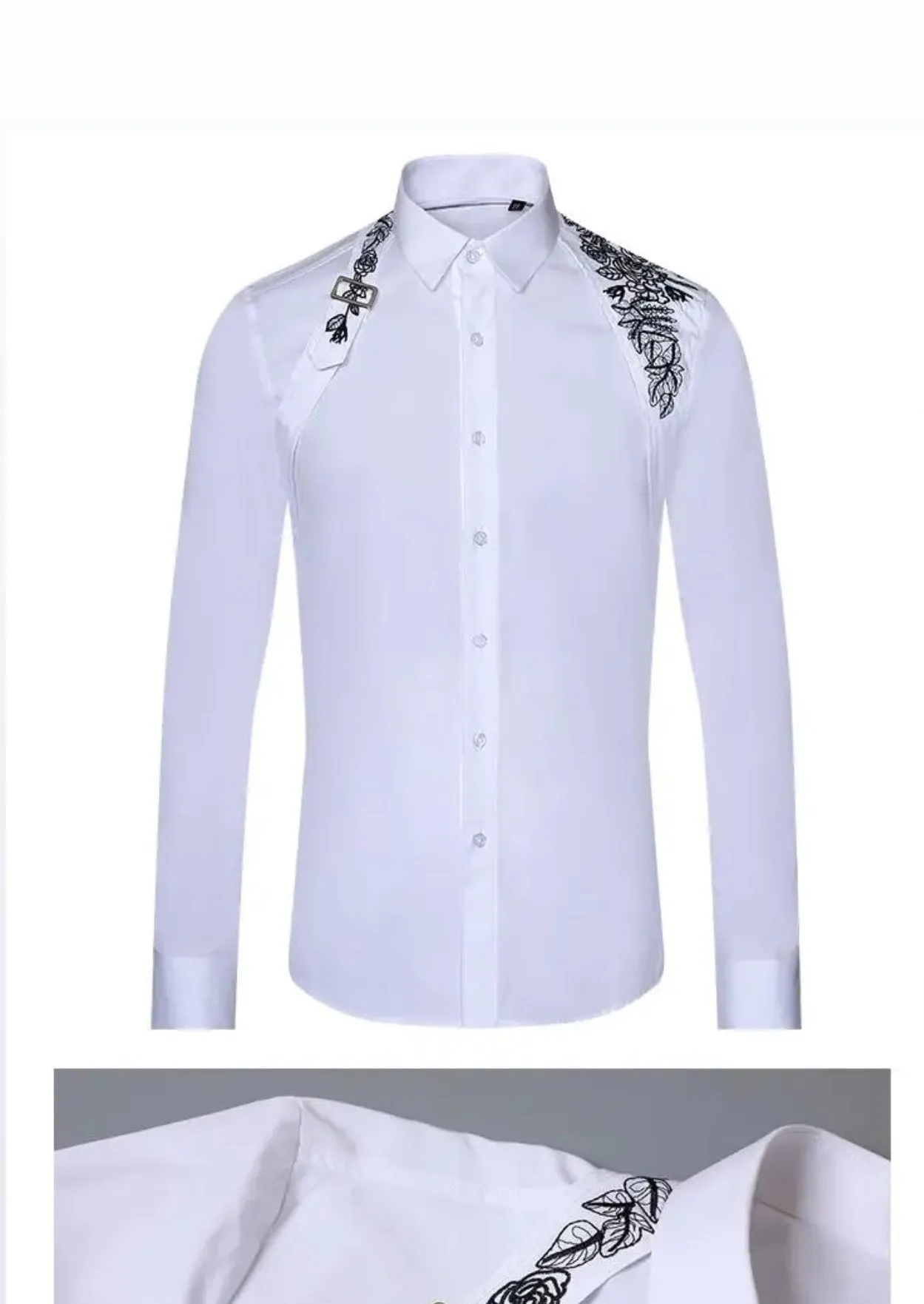 Delicate Whites Tux Shirt