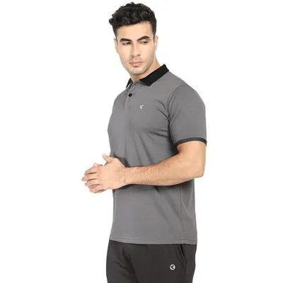 Kronos AIR Performance Polo | Men's | Dark Grey | KIBI Sports