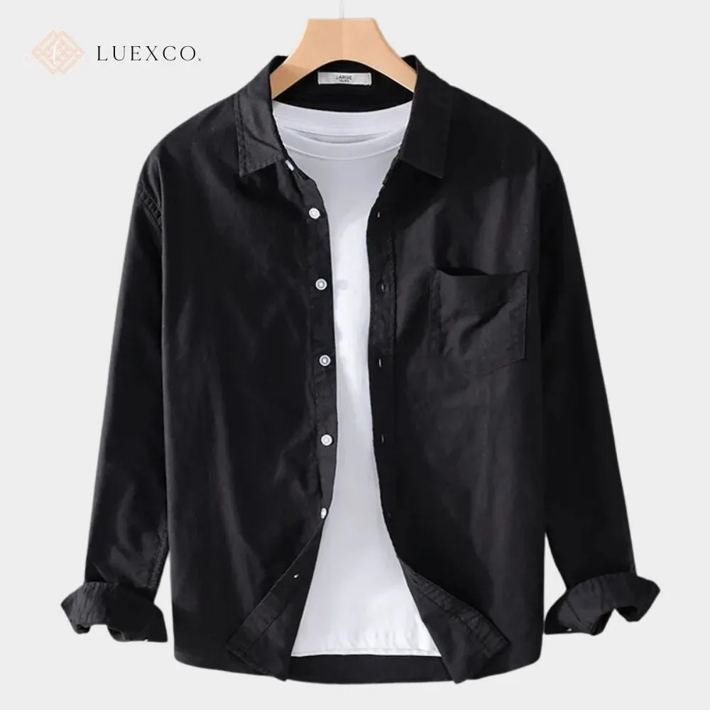 Luexco Mens Button Down Work Shirts