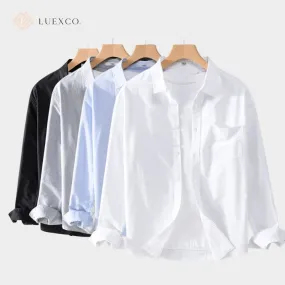 Luexco Mens Button Down Work Shirts