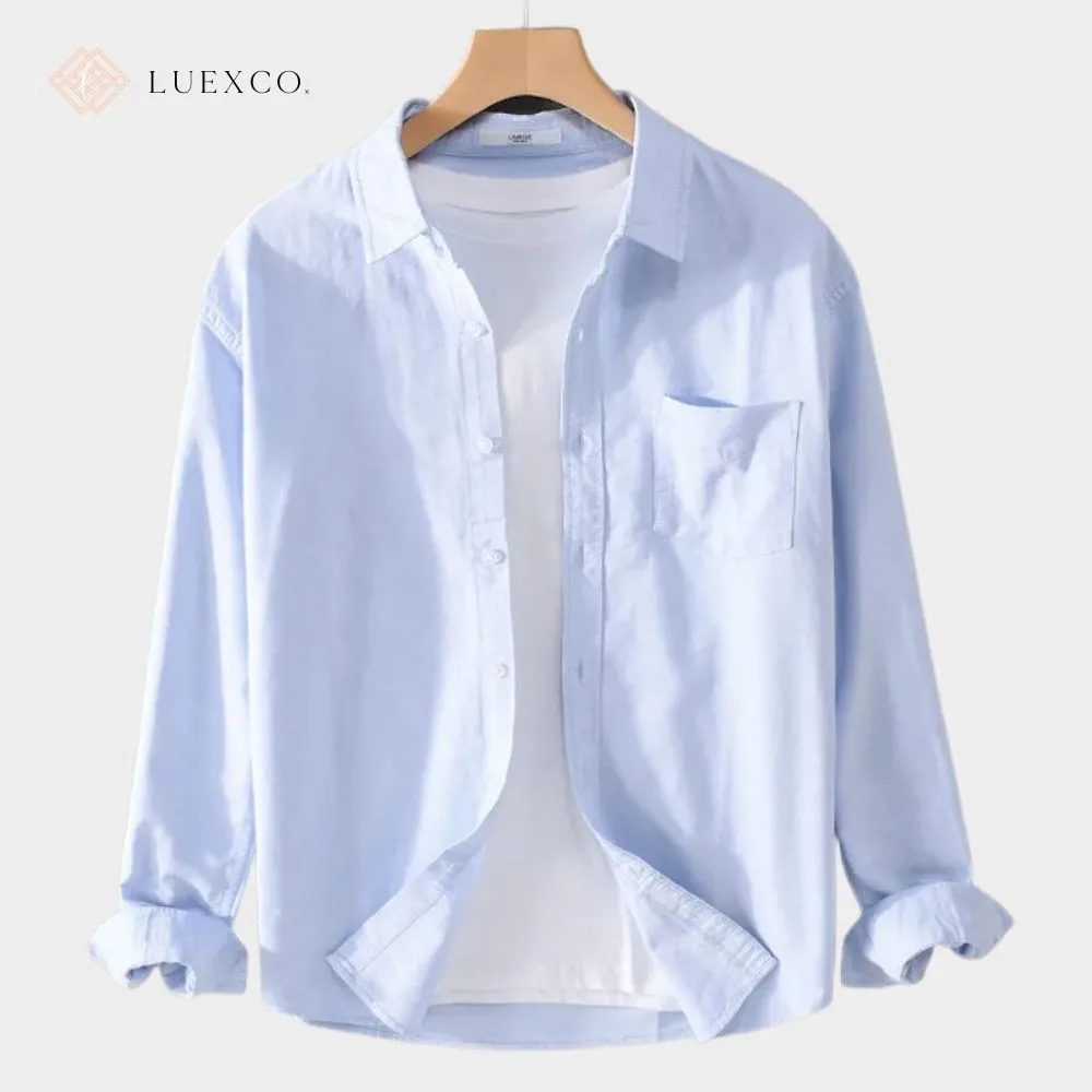 Luexco Mens Button Down Work Shirts