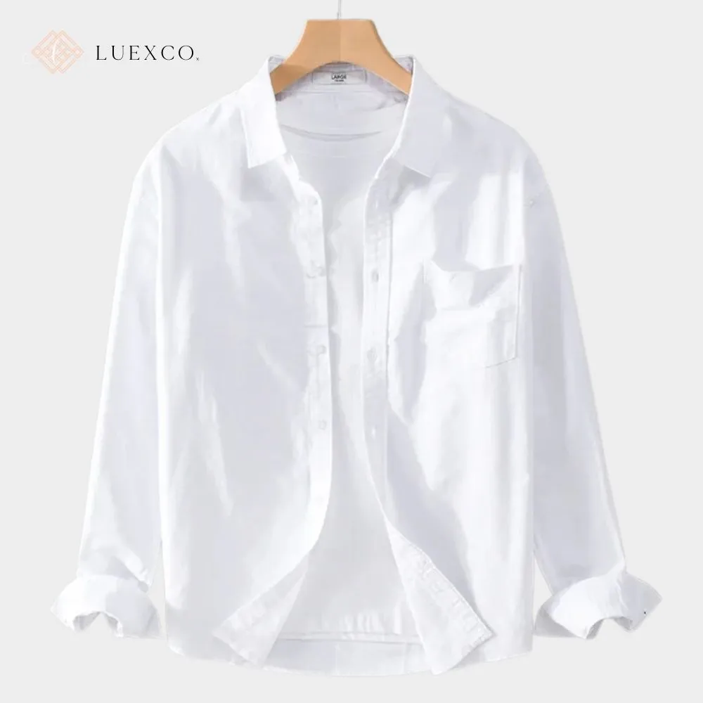 Luexco Mens Button Down Work Shirts