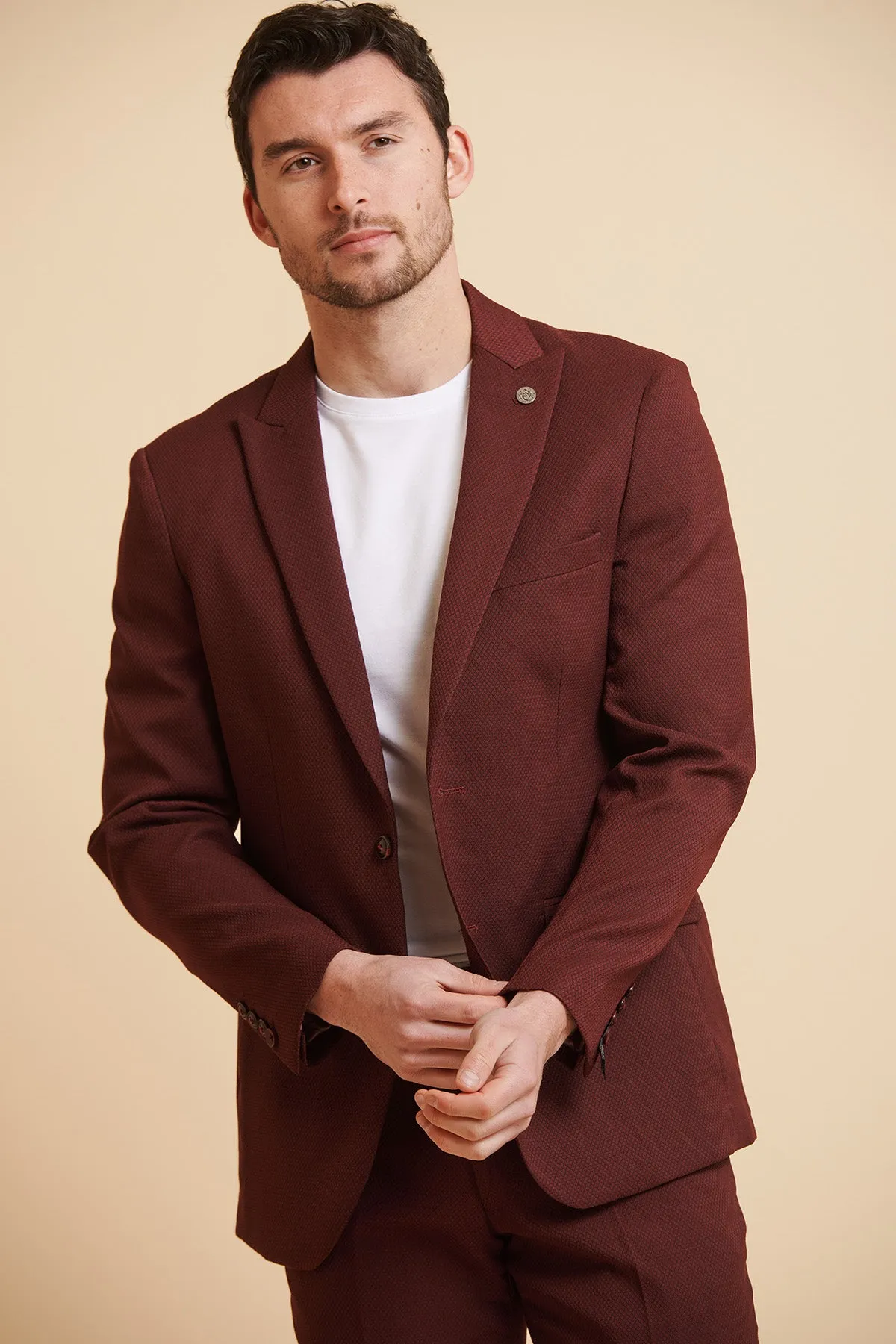 MAX - Wine Tailored Blazer