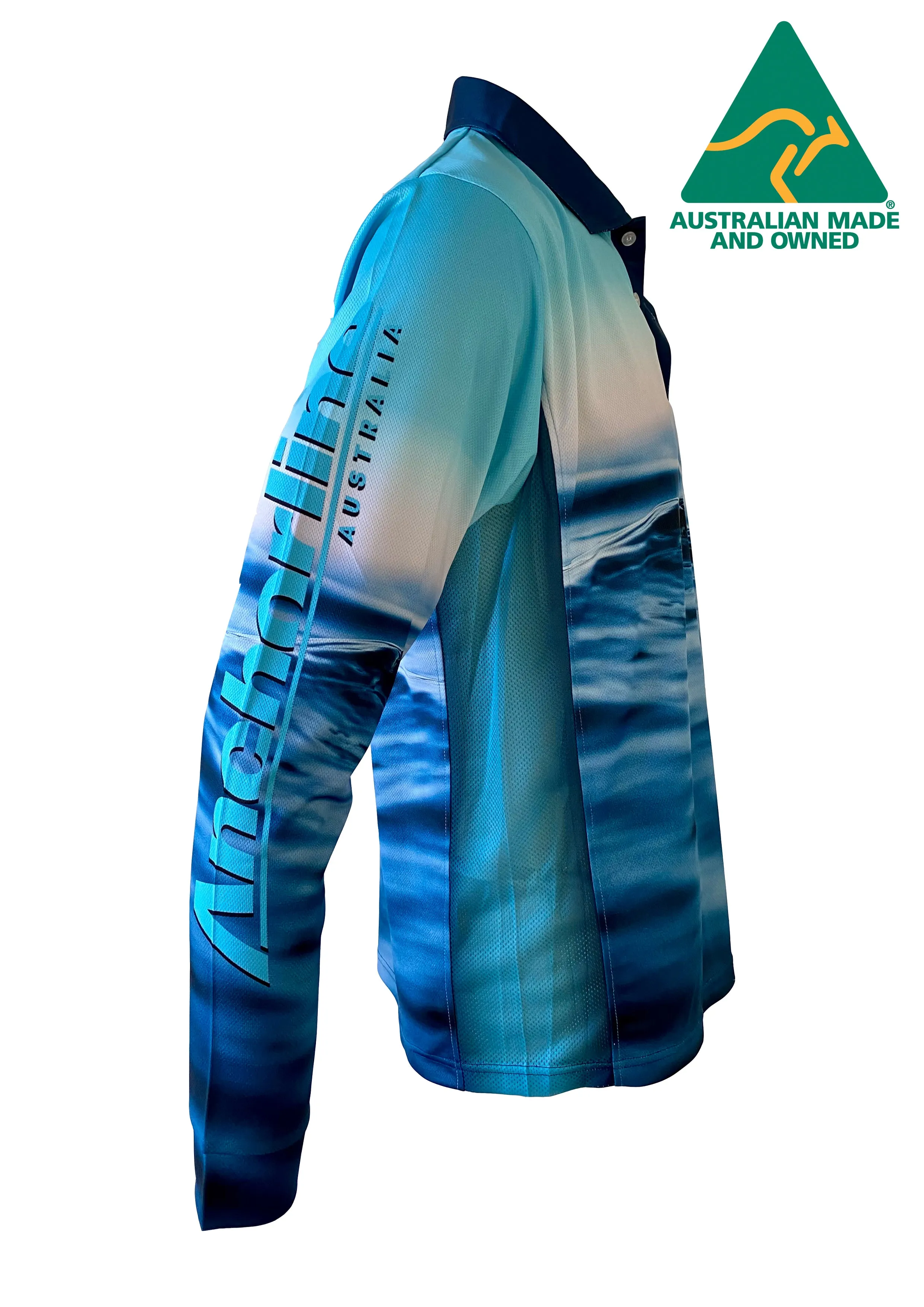 Mens Fishing Shirt - Wave