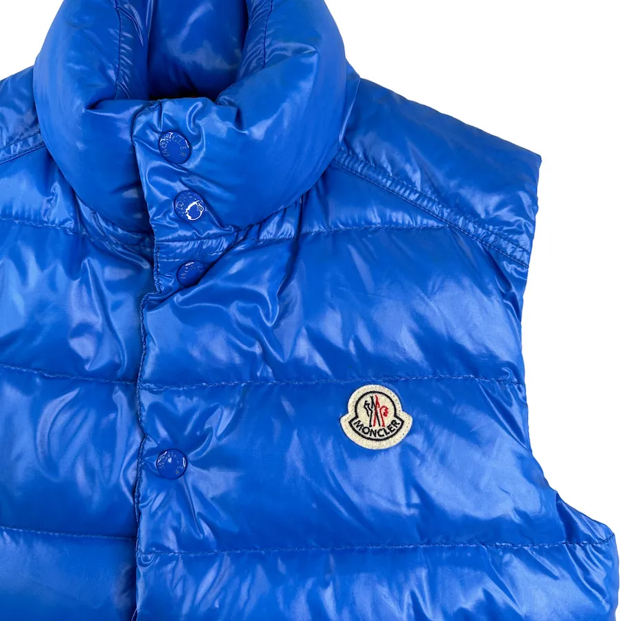 MONCLER blue TIB down vest (XXS)