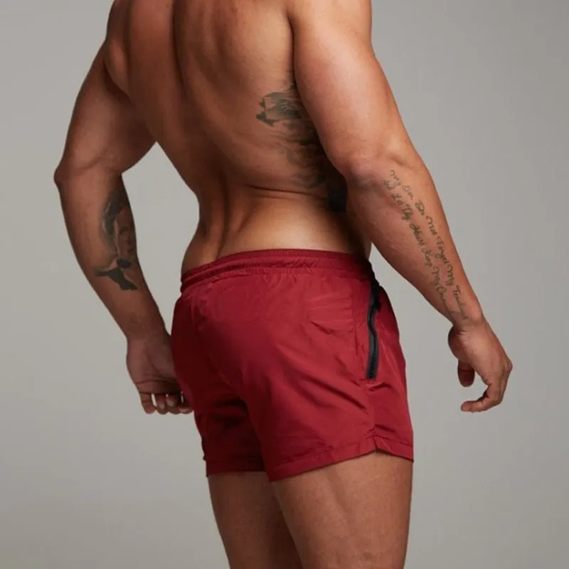 Nylon Pocketed Running Shorts