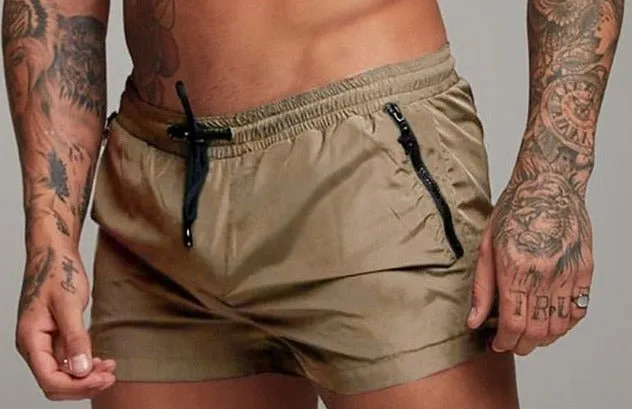 Nylon Pocketed Running Shorts