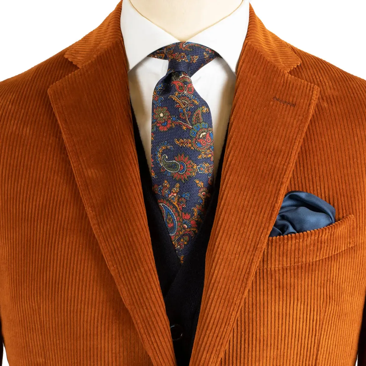 Orange Corduroy Jacket