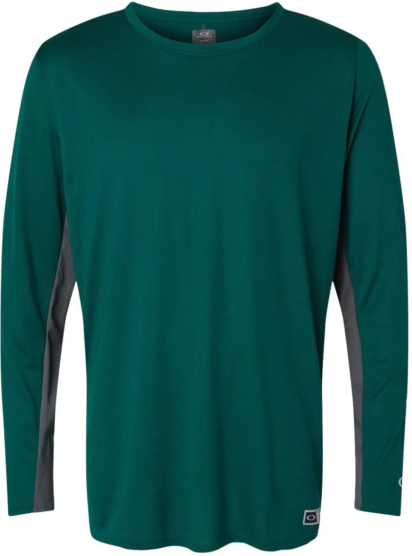 OUTLET-Oakley Team Issue Hydrolix Long Sleeve T-Shirt