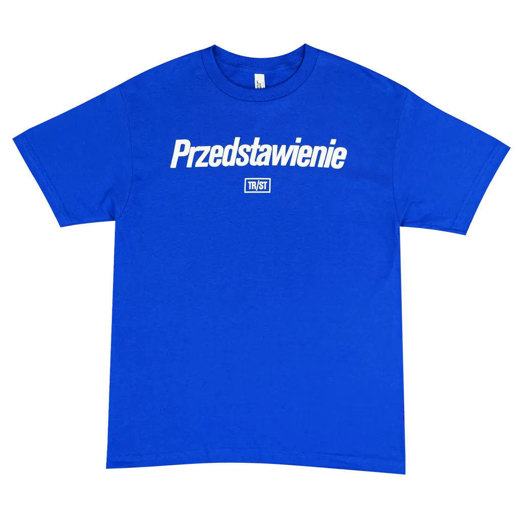 Polish Performance Short Sleeve Blue T-Shirt