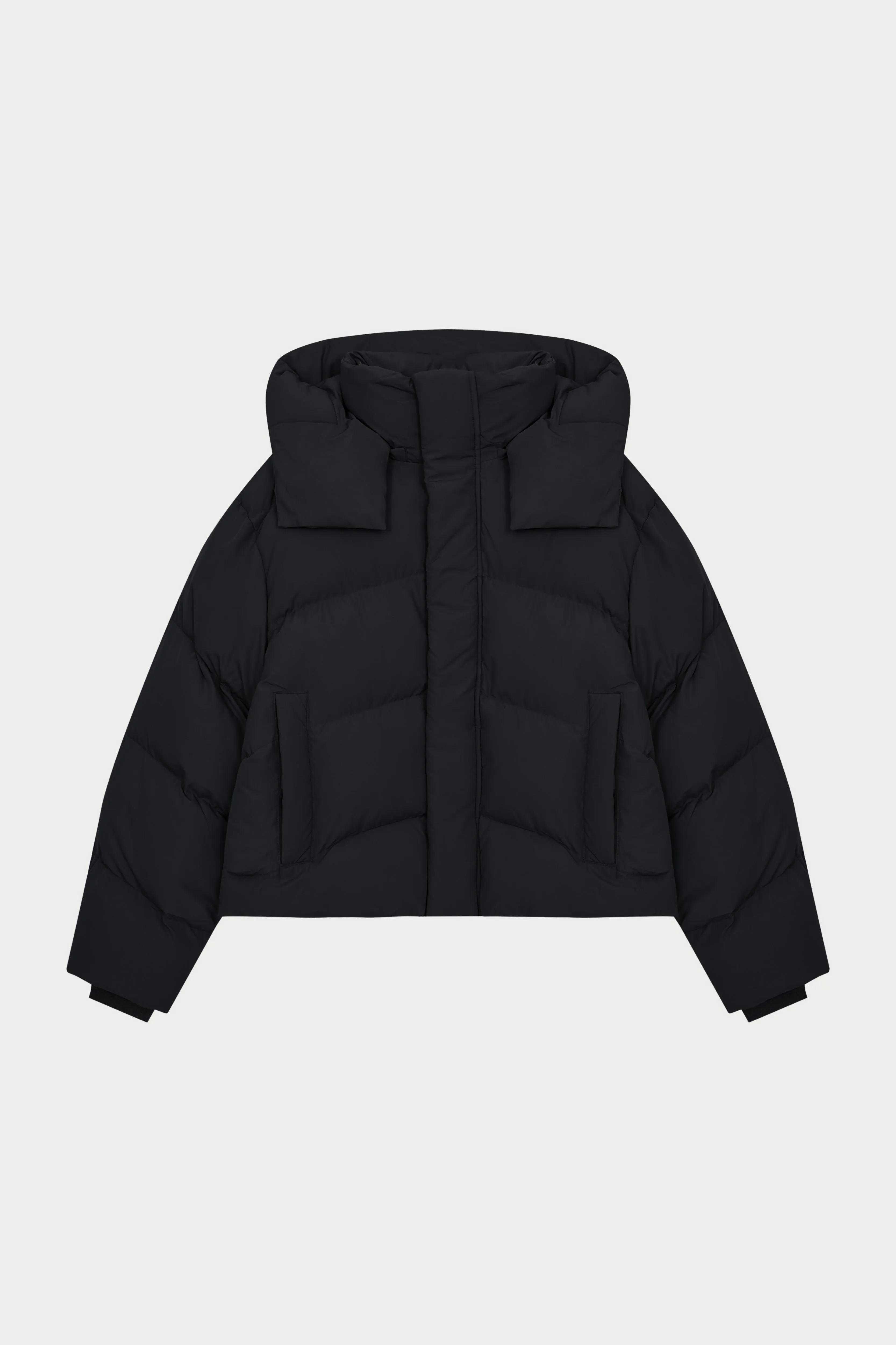 PUFFER COAT - BLACK