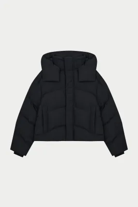 PUFFER COAT - BLACK