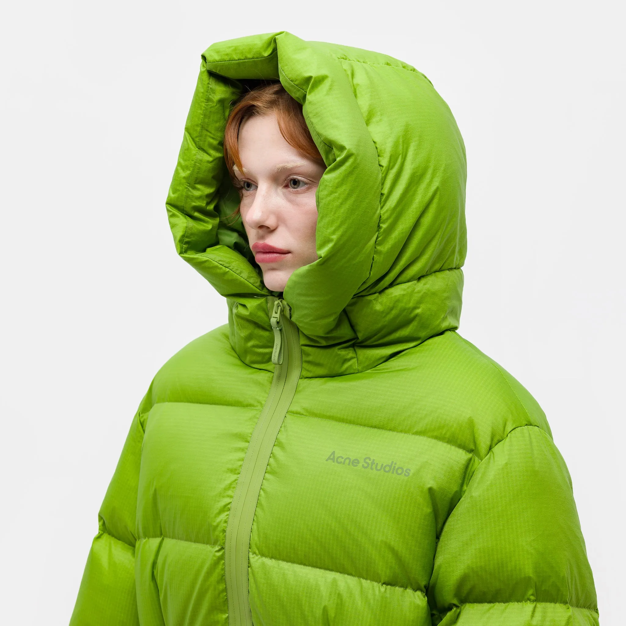 Puffer Jacket in Green