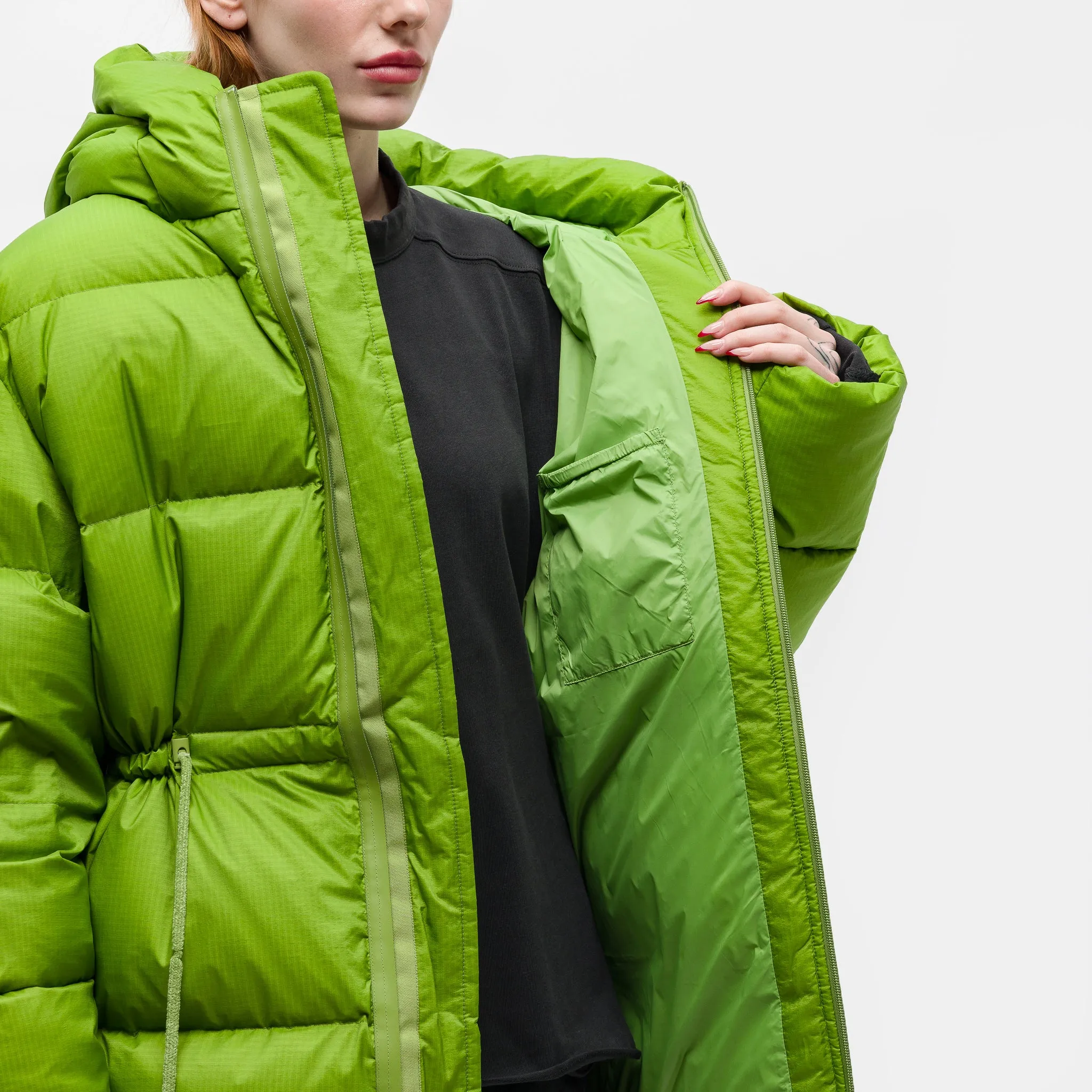 Puffer Jacket in Green