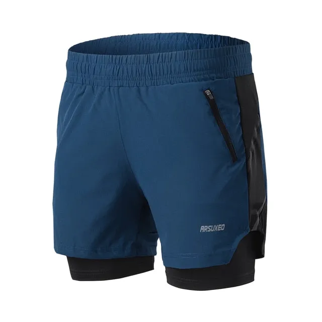 Running Shorts 2 In 1 Quick Dry