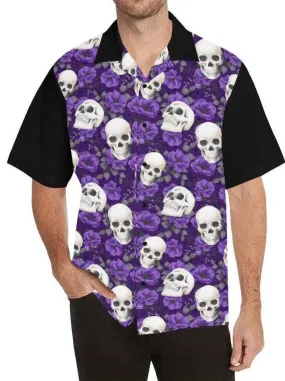 Skulls Men's Button Up Shirts