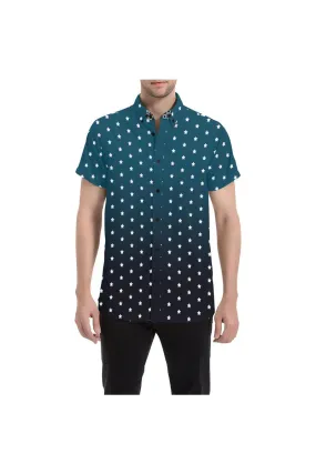 Starry Midnight Men's All Over Print Short Sleeve Shirt