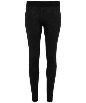 TriDri® training leggings | Black Camo