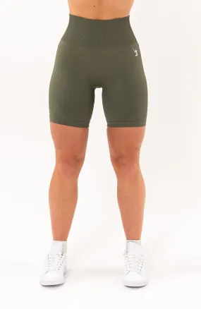 Unlimited Seamless Shorts - Olive Fade