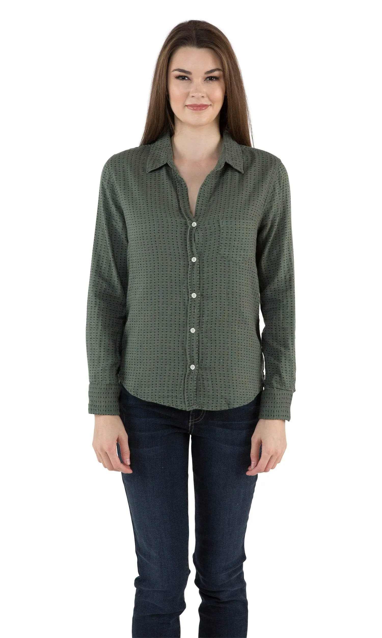 Velvet by Graham & Spencer Royanna Button Up Top