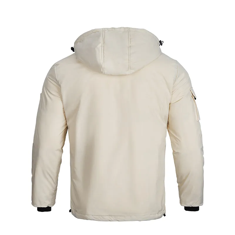 WARM POCKETS FLEECE DOWN JACKETS