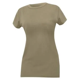 Womens Longer T-shirt - Coyote Brown